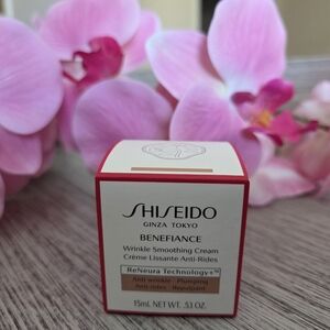 5 For 25💥Shiseido Benefiance Wrinkle Smoothing Cream.53 Oz. NEW